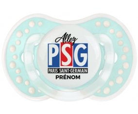 Allez Paris saint-germain + prénom : 0/6 mois - Retro-turquoise-lagon classique embout Lovi Dynamic