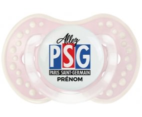 Allez Paris saint-germain + prénom : 0/6 mois - Retro-rose-tendre classique embout Lovi Dynamic