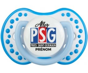 Allez Paris saint-germain + prénom : 0/6 mois - Blanc-bleu phosphorescente embout Lovi Dynamic