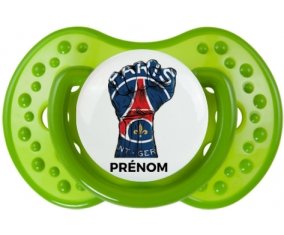 Force Paris saint-germain + prénom : Sucette LOVI Dynamic personnalisée