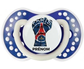 Force Paris saint-germain + prénom : 0/6 mois - Bleu-marine phosphorescente embout Lovi Dynamic