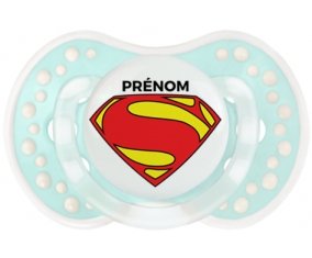 Superman + prénom : 0/6 mois - Retro-turquoise-lagon classique embout Lovi Dynamic