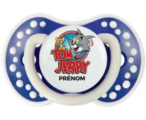 Tom & Jerry + prénom : 0/6 mois - Bleu-marine phosphorescente embout Lovi Dynamic