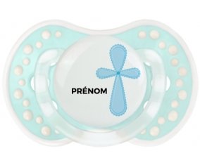 It's a girl croix rose + prénom : 0/6 mois - Retro-turquoise-lagon classique embout Lovi Dynamic