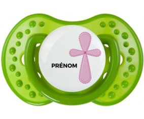 It's a boy croix bleue + prénom : 0/6 mois - Vert classique embout Lovi Dynamic