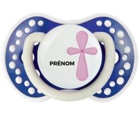 It's a boy croix bleue + prénom : 0/6 mois - Bleu-marine phosphorescente embout Lovi Dynamic