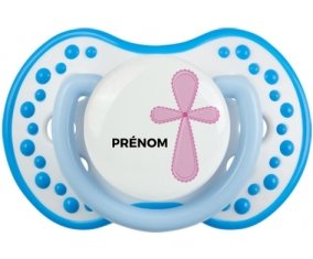 It's a boy croix bleue + prénom : 0/6 mois - Blanc-bleu phosphorescente embout Lovi Dynamic
