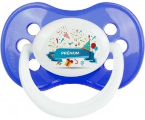 Joyeux anniversaire style 1 + prénom : Sucette Anatomique personnalisée