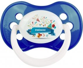 Joyeux anniversaire style 1 + prénom : Marine classique embout anatomique