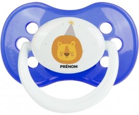 Lion anniversaire + prénom : Sucette Anatomique personnalisée