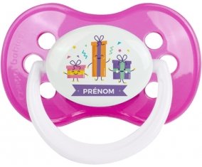 Cadeaux anniversaire style 1 + prénom : Rose classique embout anatomique