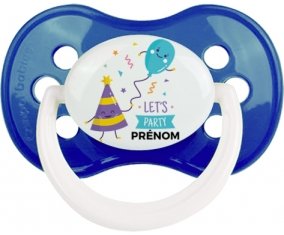 let's party anniversaire + prénom : Marine classique embout anatomique