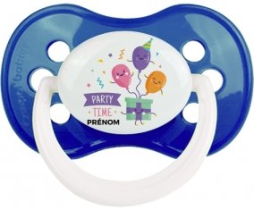Party time anniversaire + prénom : Marine classique embout anatomique