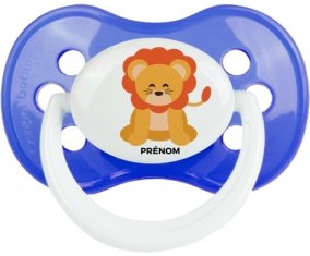 Tetine Lion style 3 + prénom embout Anatomique personnalisée