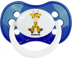 Girafe style 4 + prénom : Marine classique embout anatomique