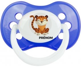 Tetine Tigre style 1 + prénom embout Anatomique personnalisée