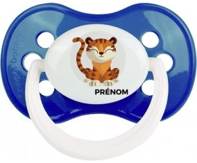 Tigre style 1 + prénom : Marine classique embout anatomique