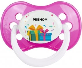 Cadeaux anniversaire style 2 + prénom : Rose classique embout anatomique