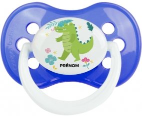 Tetine Croco + prénom embout Anatomique personnalisée
