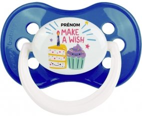 Make a wish + prénom : Marine classique embout anatomique