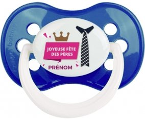 Joyeuse Fêtes des pères style 2 fille + prénom : Marine classique embout anatomique