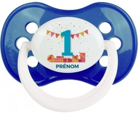 un an anniversaire style 6 + prénom : Marine classique embout anatomique