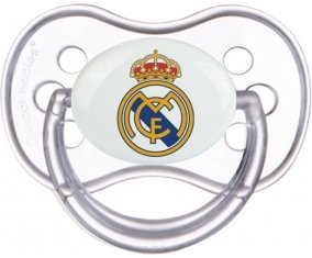 Real madrid + prénom : Transparente classique embout anatomique