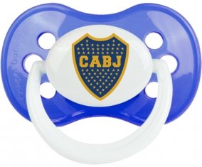 Club Atlético Boca Juniors + prénom : Bleu classique embout anatomique