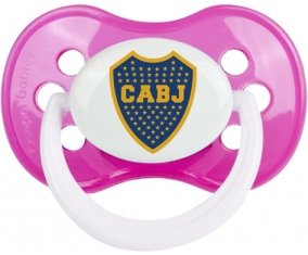 Club Atlético Boca Juniors + prénom : Rose classique embout anatomique