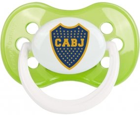 Club Atlético Boca Juniors + prénom : Vert classique embout anatomique