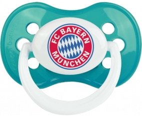 FC Bayern Munchen + prénom : Turquoise classique embout anatomique