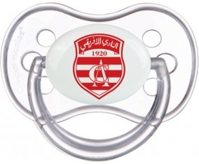 Club Africain + prénom : Transparente classique embout anatomique