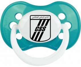 Club sportif sfaxien + prénom : Turquoise classique embout anatomique