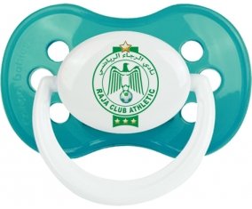 Raja Club Athletic + prénom : Turquoise classique embout anatomique