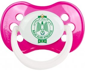 Raja Club Athletic + prénom : Rose foncé classique embout anatomique