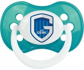 KRC Genk + prénom : Turquoise classique embout anatomique