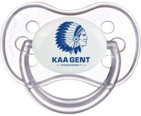 KAA Gent + prénom : Transparente classique embout anatomique