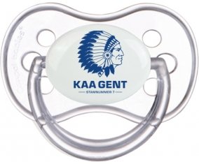 KAA Gent + prénom : Transparente classique embout anatomique