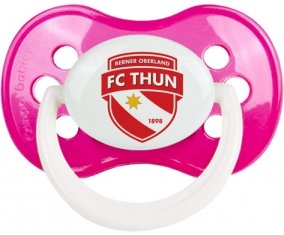 FC Thoune + prénom : Rose foncé classique embout anatomique