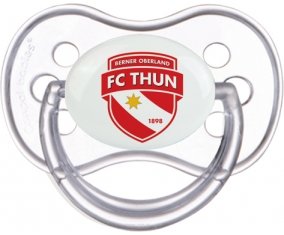 FC Thoune + prénom : Transparente classique embout anatomique