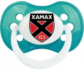 Neuchâtel Xamax + prénom : Turquoise classique embout anatomique