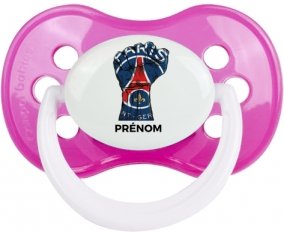 Force Paris saint-germain + prénom : Rose classique embout anatomique