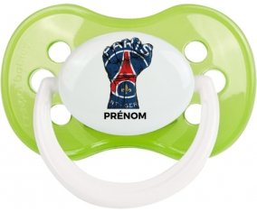 Force Paris saint-germain + prénom : Vert classique embout anatomique