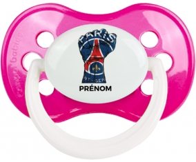 Force Paris saint-germain + prénom : Rose foncé classique embout anatomique