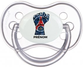 Force Paris saint-germain + prénom : Transparente classique embout anatomique
