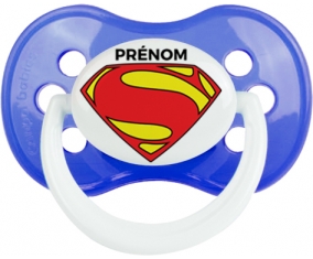 Superman + prénom : Sucette Anatomique personnalisée
