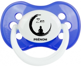 Zen méditation + prénom : Sucette Anatomique personnalisée