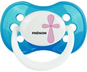 It's a girl croix rose + prénom : Cyan classique embout anatomique