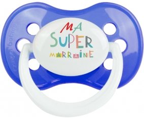 Ma super marraine : Sucette Anatomique personnalisée