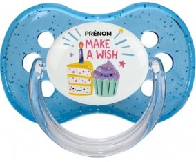 Make a wish + prénom : Sucette Cerise personnalisée